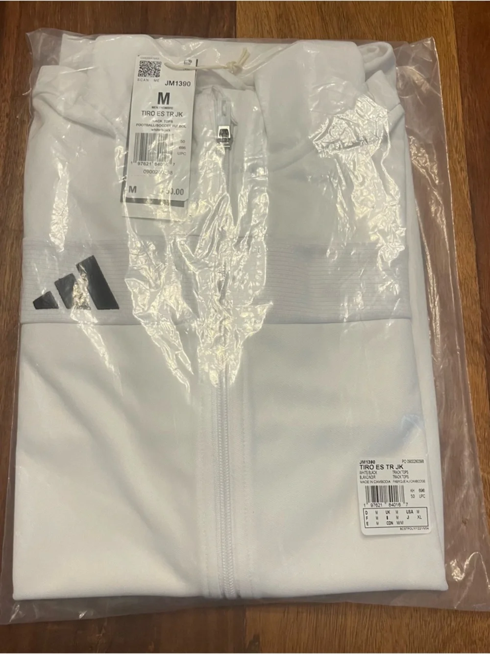 Adidas Men’s Tiro 25 Essentials Soccer Training Track Jacket Size M Brand New
